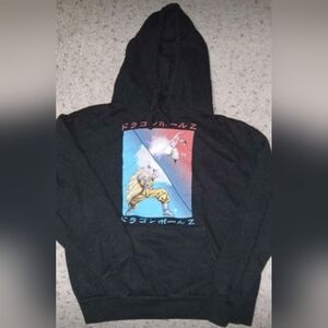 NWOT Box Lunch Mens Sz S Dragon Ball Z Super Saiyan 3 Goku vs Buu Hoodie